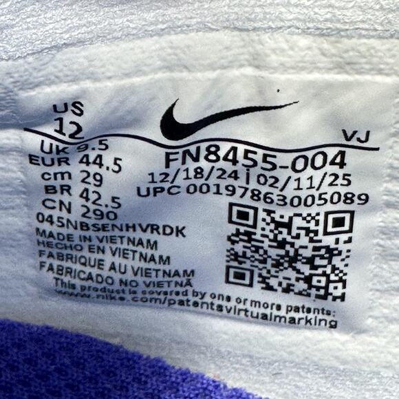 Nike Zoom Fly 6 Running Shoes Mens Sz 10.5 Womens Sz 12 Ghost Blue FN8455-004 - Picture 8 of 8